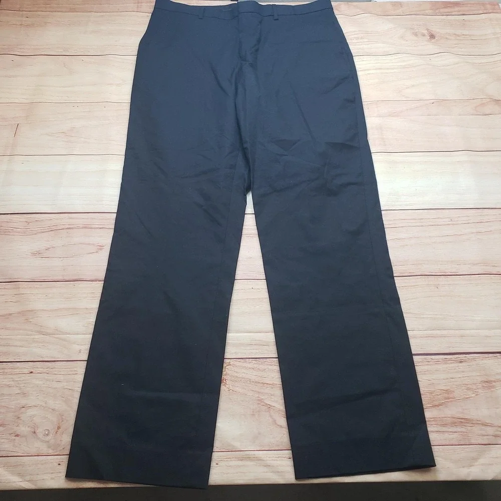 Banana Republic Pants Mens 38x35 Black Slim Fit Dress Pants Stretch‎ Workwear